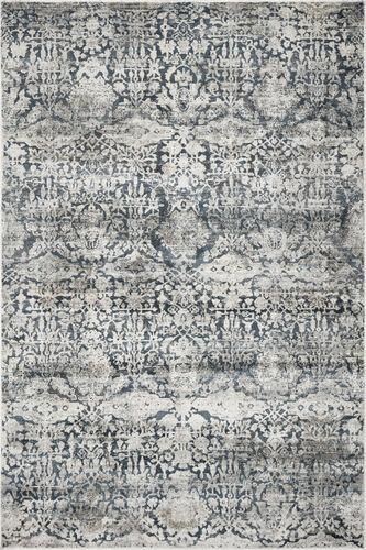 Kas Rugs Montreal 4757 Blue Hand Woven Silk Rug Product Image