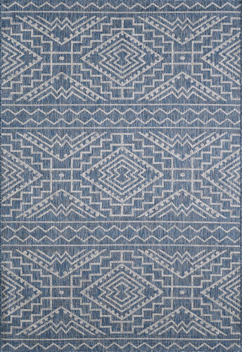 Kas Rugs Provo 5778 Blue Hand Woven Synthetic Rug Product Image