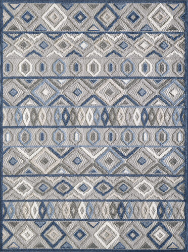 Kas Rugs Calla 6921 Blue Hand Woven Synthetic Rug Product Image