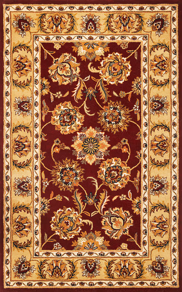 Sonal 3822 Burgundy / Gold Agra Rug