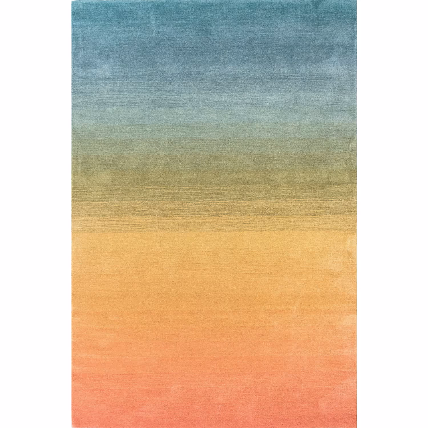 Liora Manne Arca Plush Wool  Rectangular Indoor Rug-Solid, Ombre Rainbow  Product Image