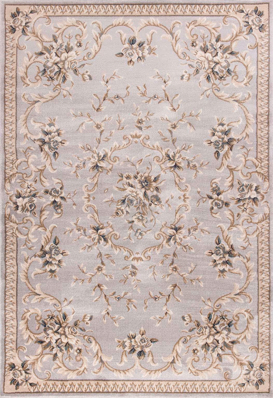 Avalon 5604 Light Grey Aubusson Area Rug Product Image