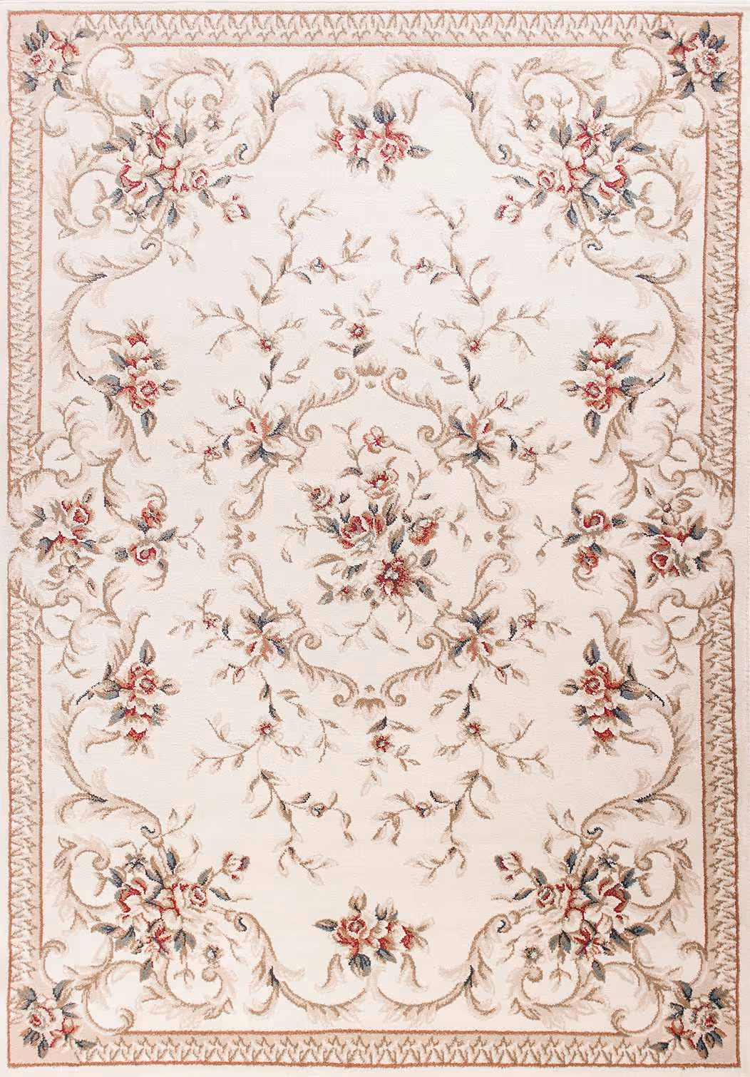 Avalon 5606 Ivory Aubusson Area Rug Product Image