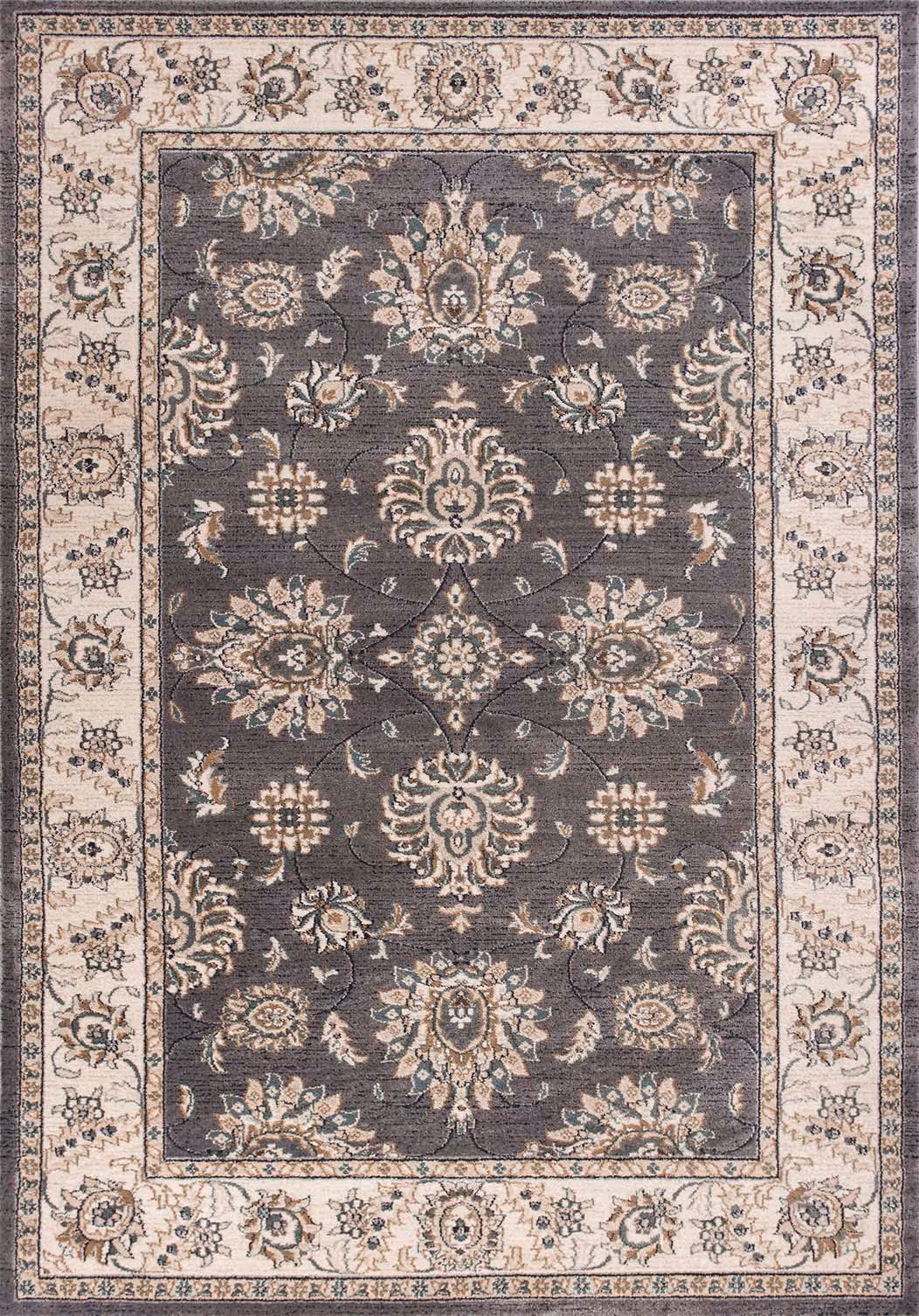 Avalon 5608 Grey/Ivory Kashan Area Rug Product Image