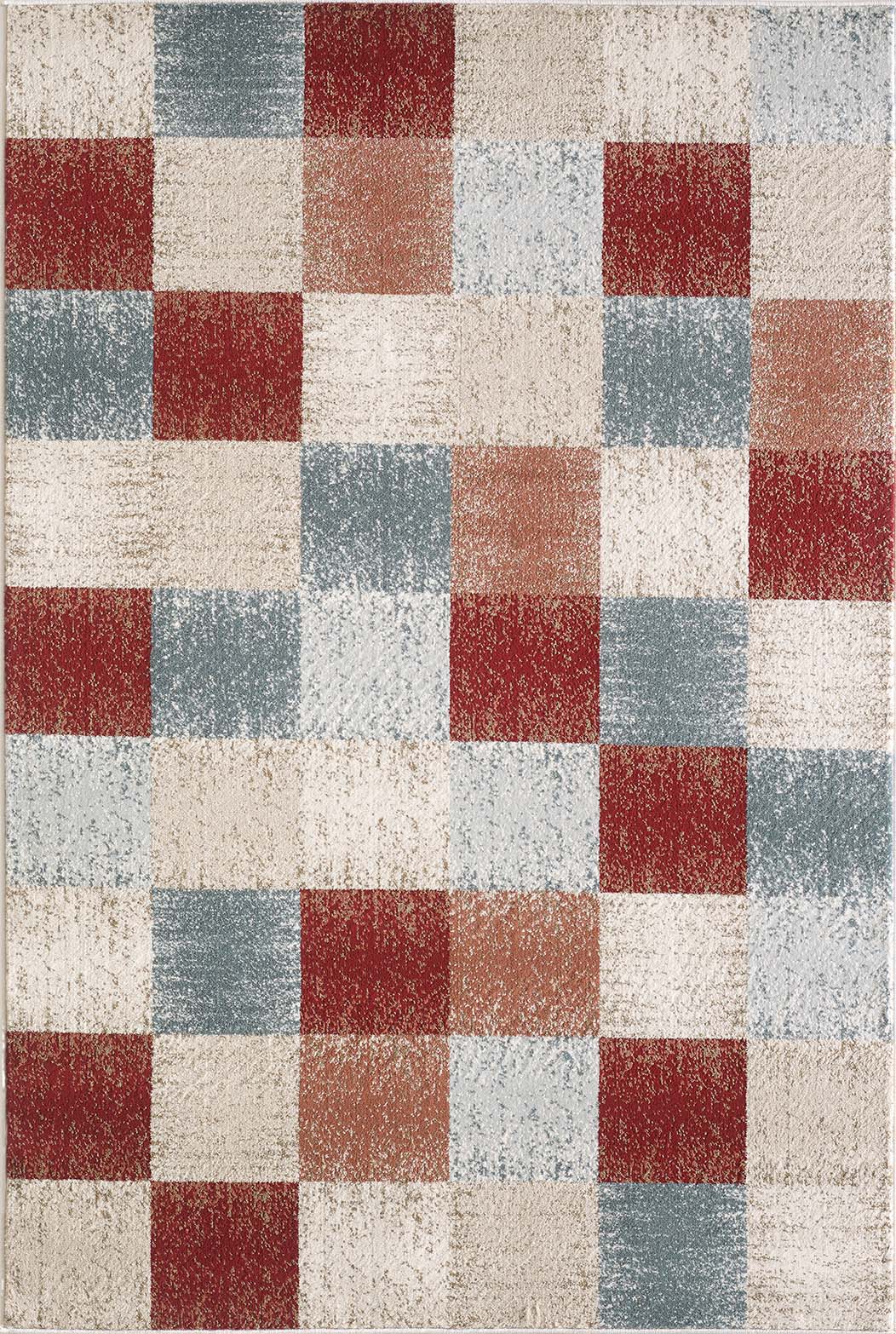 Avalon 5616 Brown Checkered Area Rug Product Image