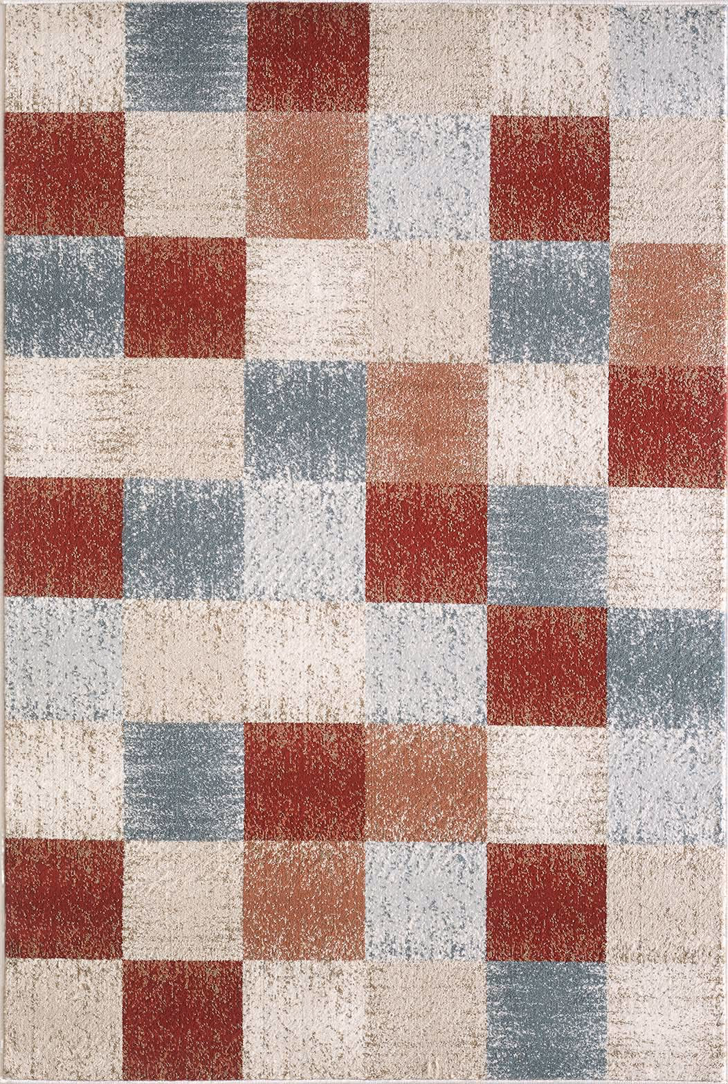 Avalon 5616 Brown Checkered Area Rug Product Image