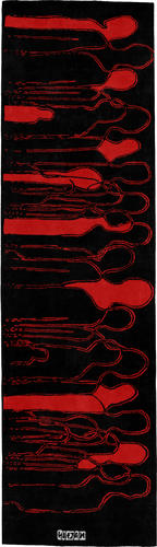 Multitude Runner Black and Red Rug Product Image