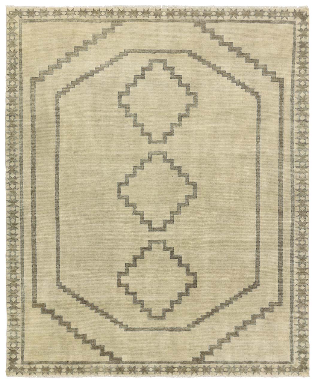 Jaipur Living Paphos Hand-Knotted Medallion Green/ Gray Area Rug  Product Image