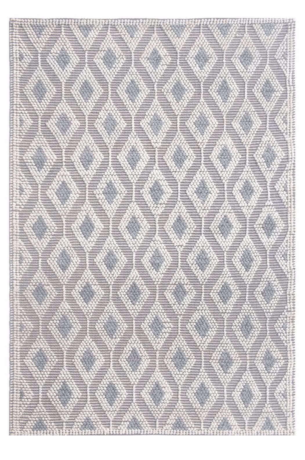 Chloe 7723 Ivory Grey Trellis Area Rug Product Image