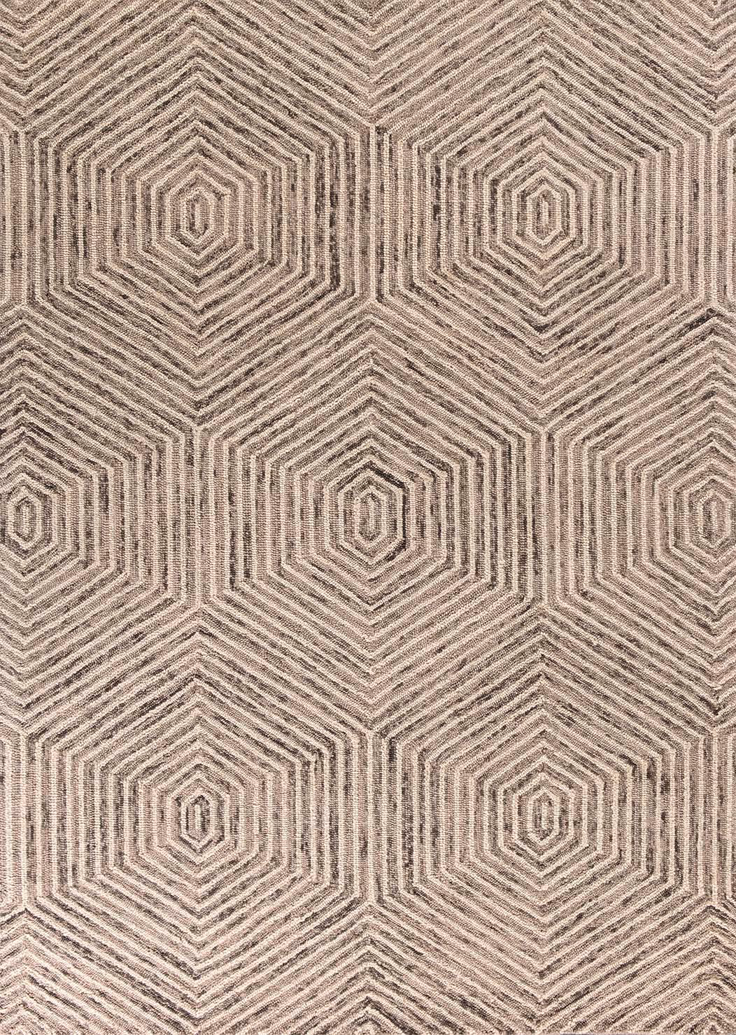 Gramercy 1607 Ivory Honeycomb Area Rug Product Image