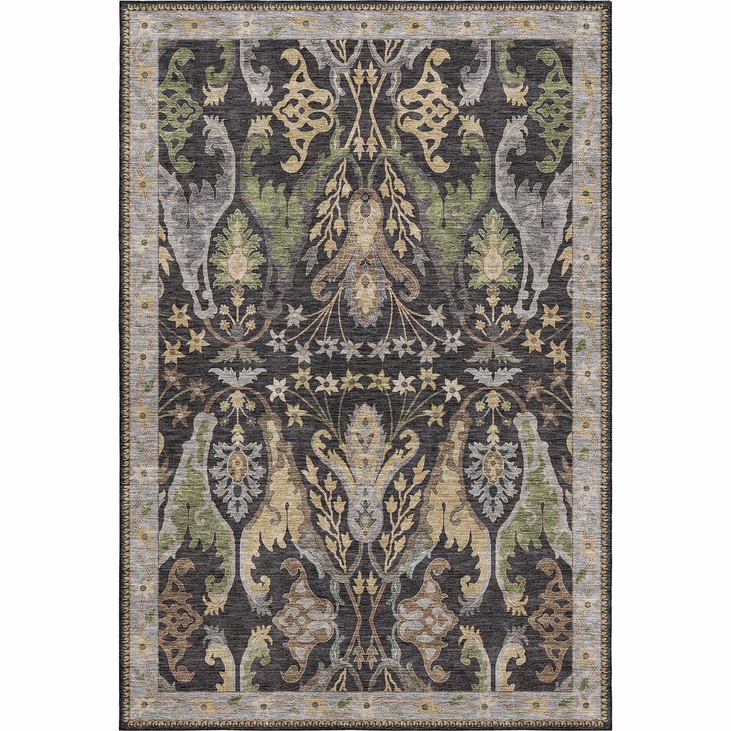 Hatay HY6 Black Modern Rug Product Image