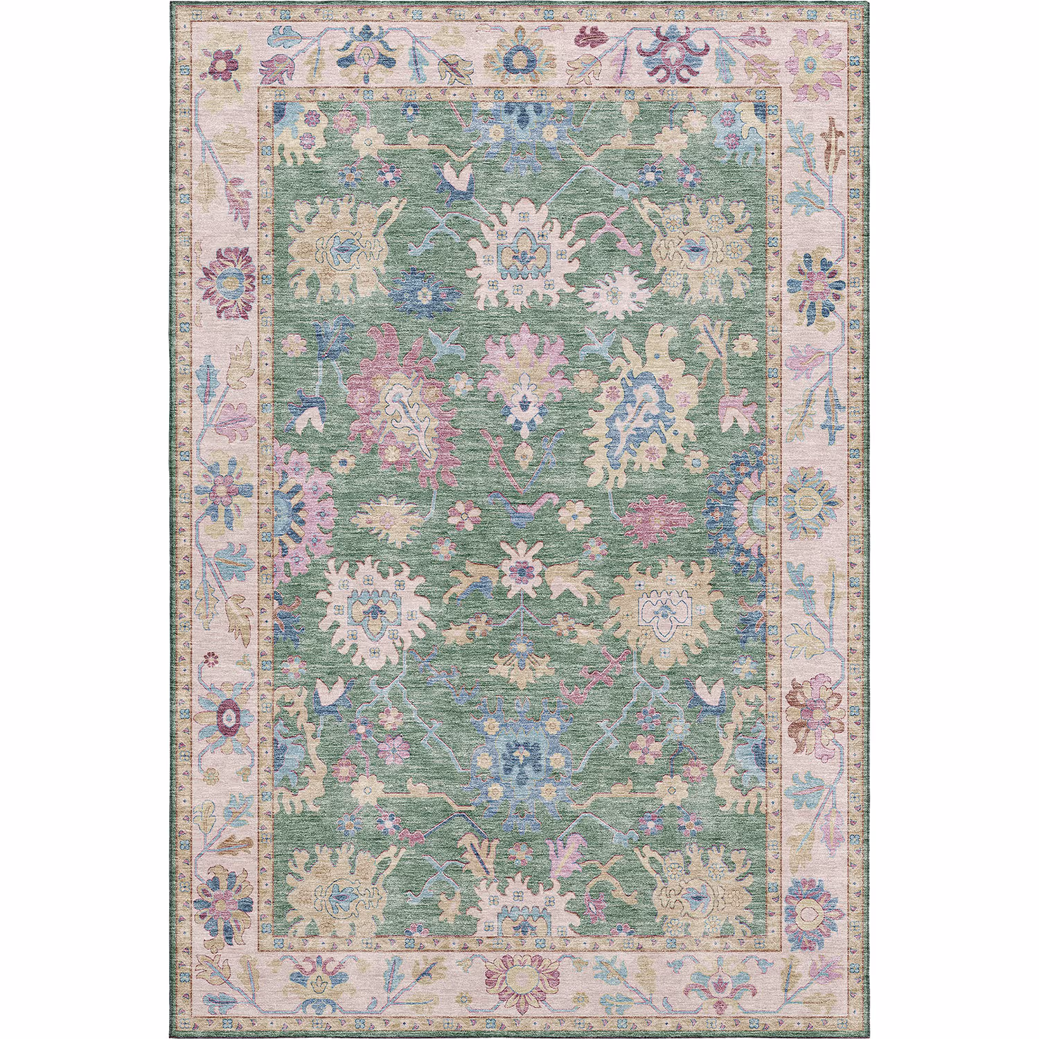 Hatay HY7 Lime Modern Rug