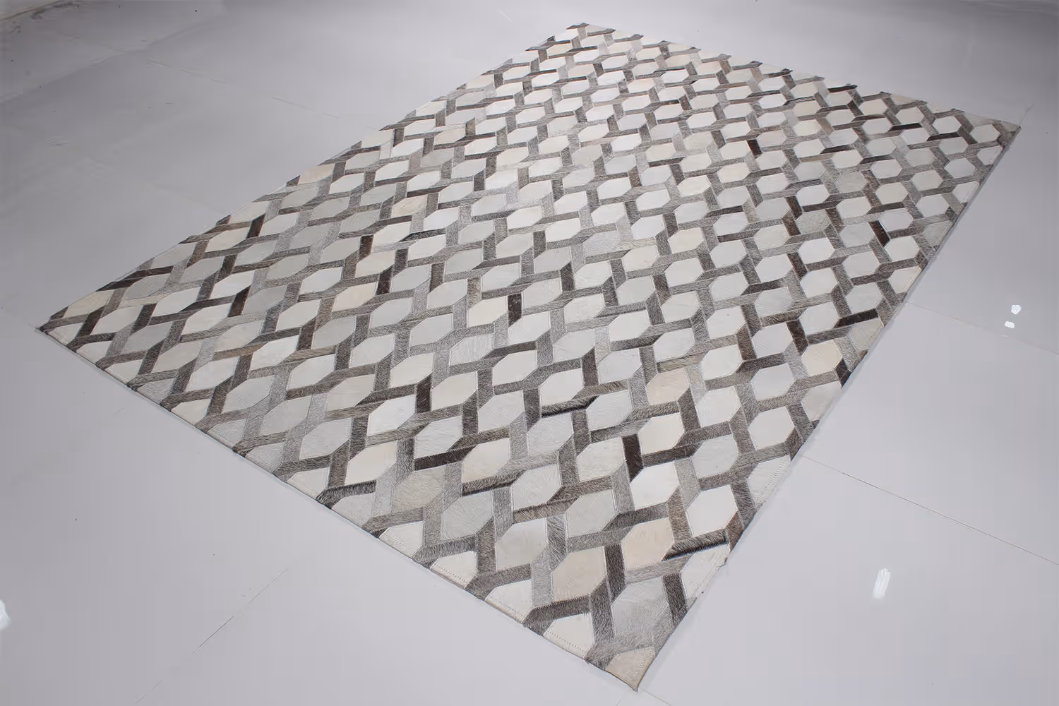MODERN LOOM JR-0287 Leather Patchwork Rugs