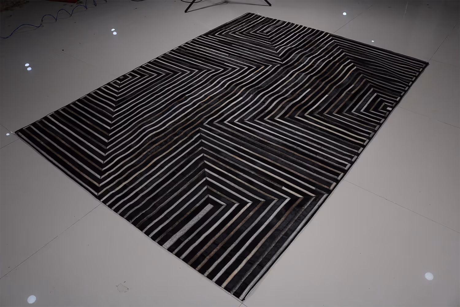 MODERN LOOM JR-2695 Leather Patchwork Rugs