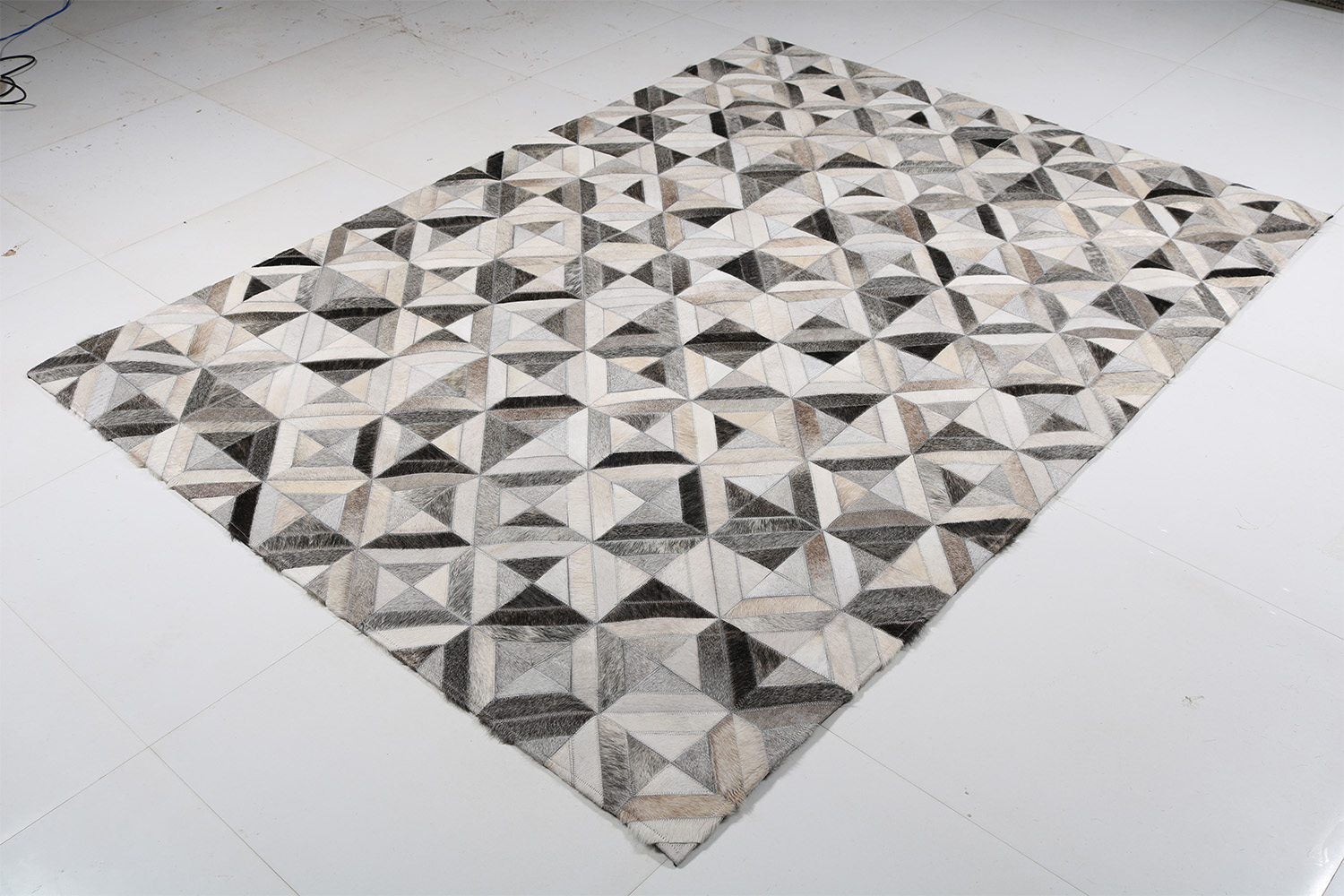 MODERN LOOM JR-5377 Leather Patchwork Rugs Product Image