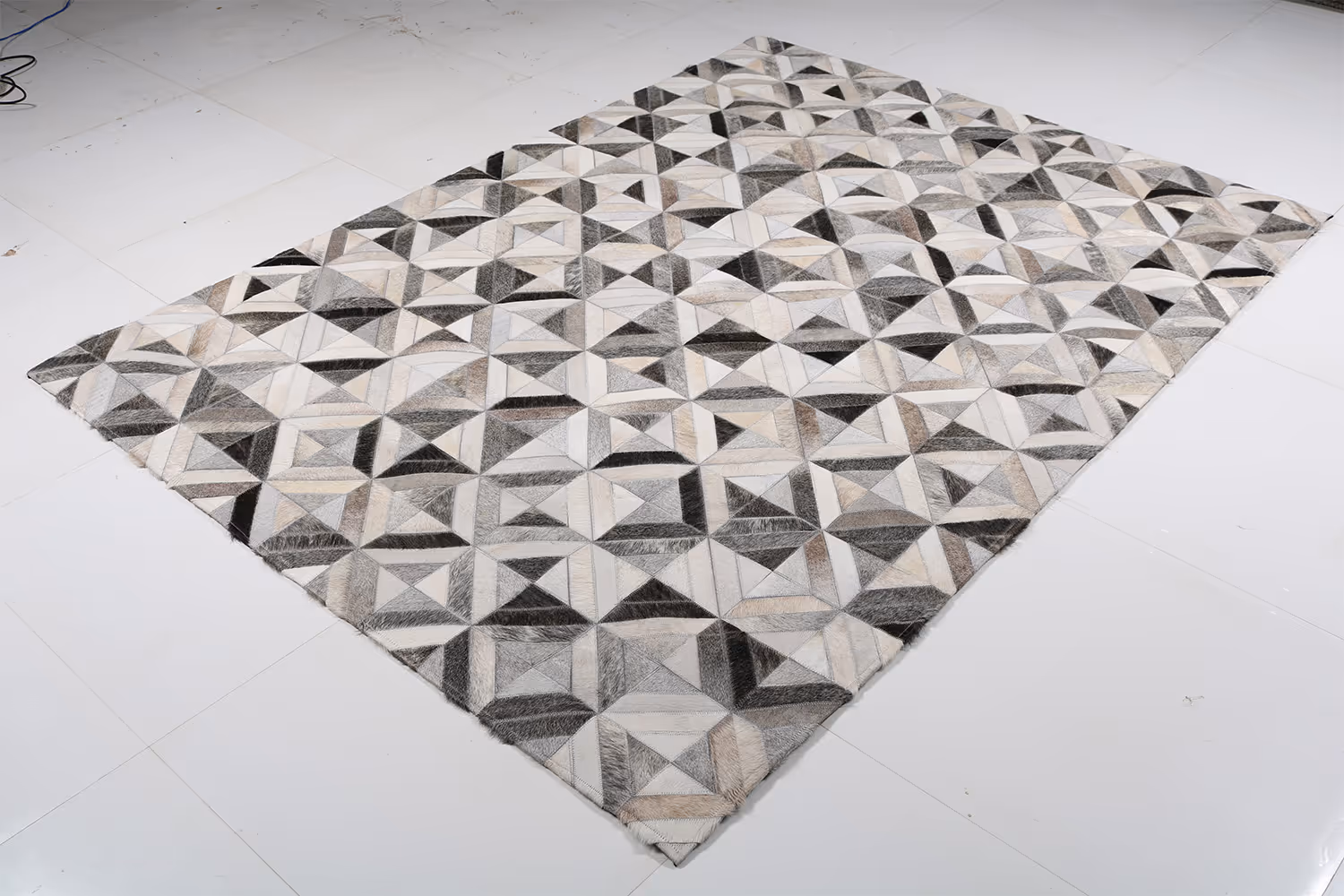 MODERN LOOM JR-5377 Leather Patchwork Rugs