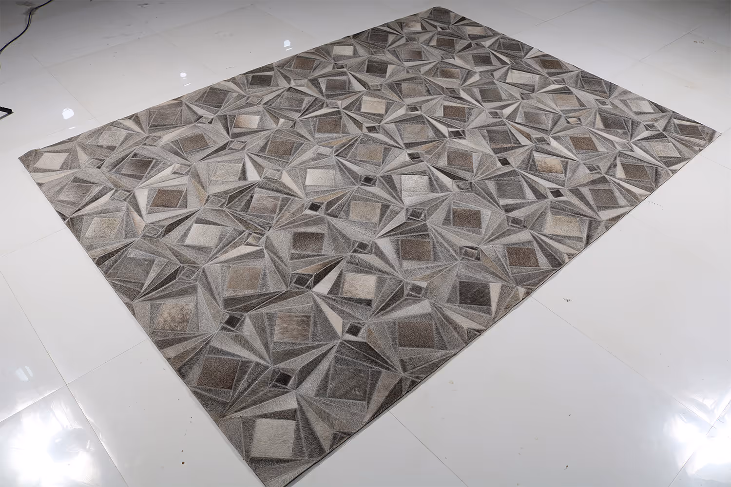 MODERN LOOM JR-5771 Leather Patchwork Rugs