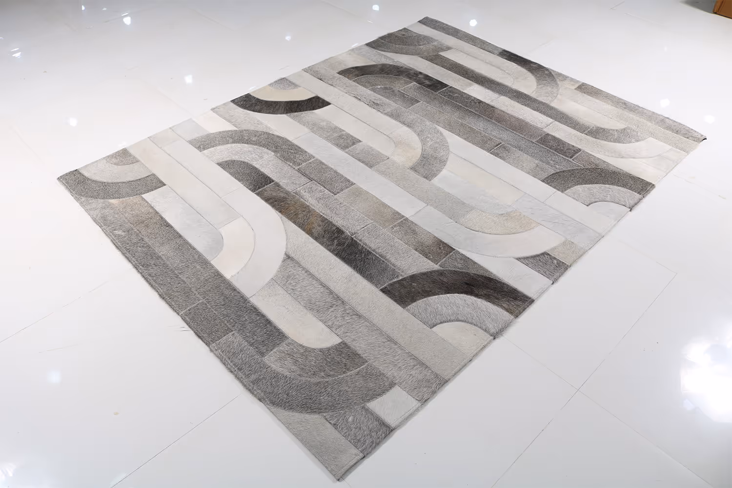 MODERN LOOM JR-9304 Leather Patchwork Rugs