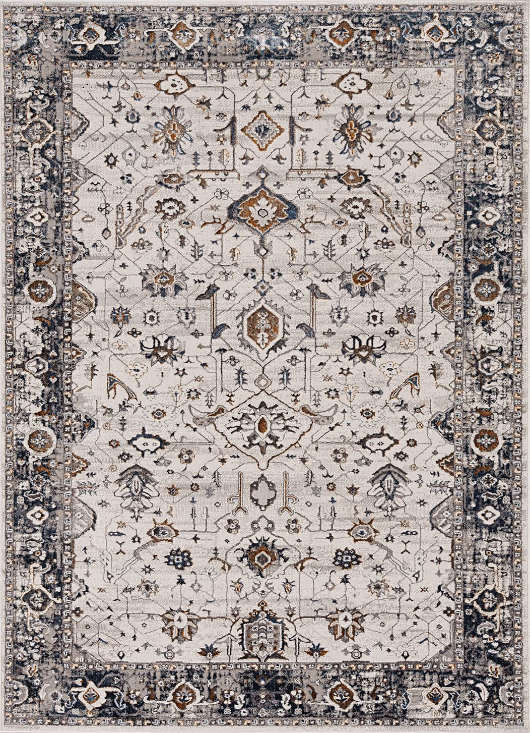 Inspire 7500 Ivory/Grey Empera Area Rug Product Image