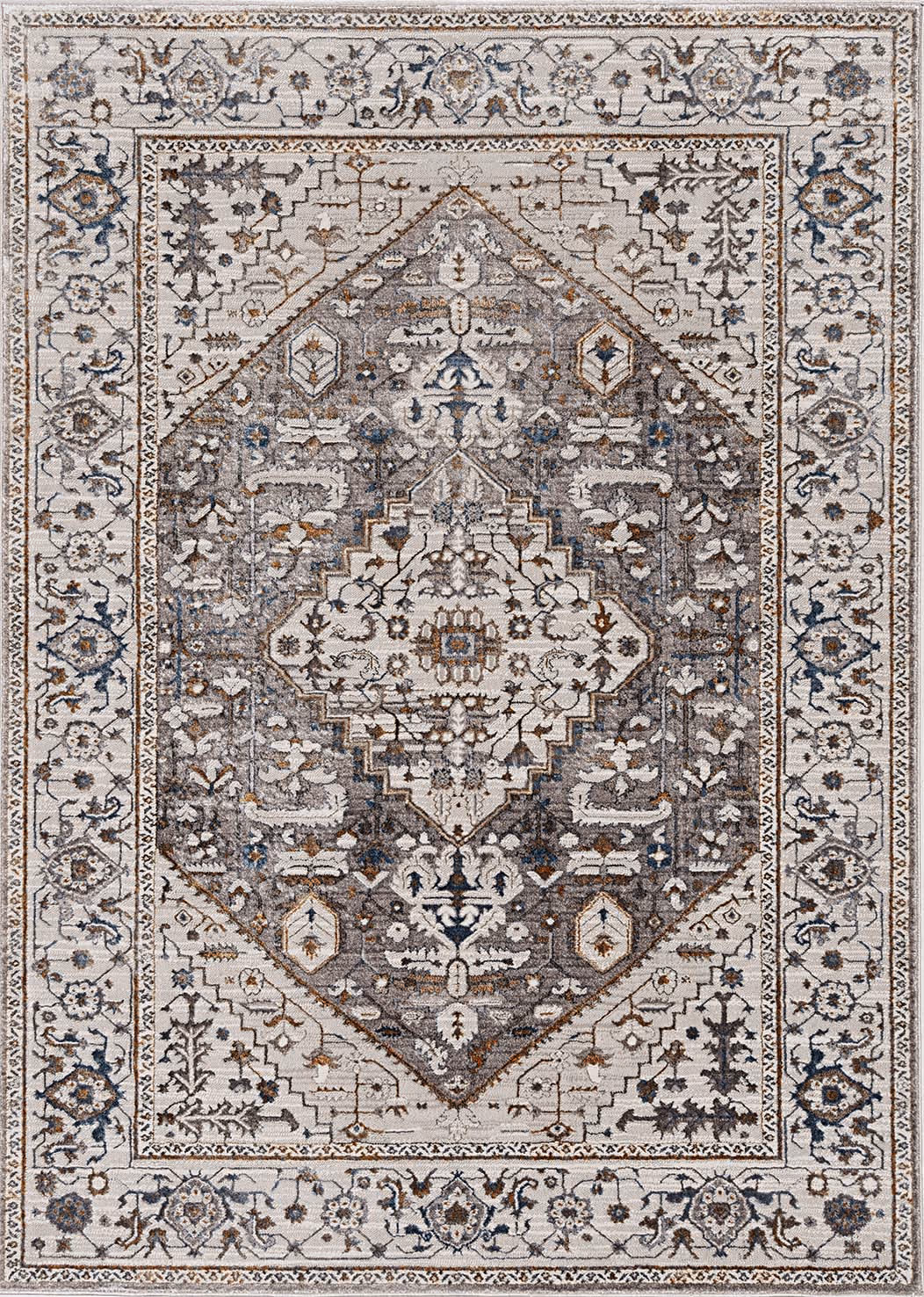 Inspire 7501 Grey Parisian Area Rug Product Image