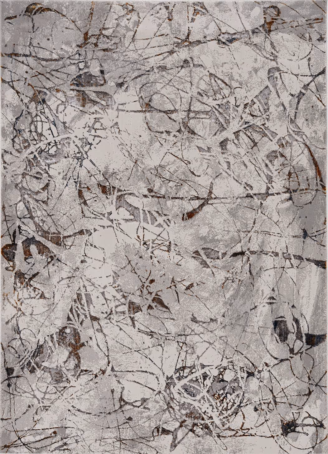 Inspire 7502 Ivory/Grey Escape Area Rug Product Image