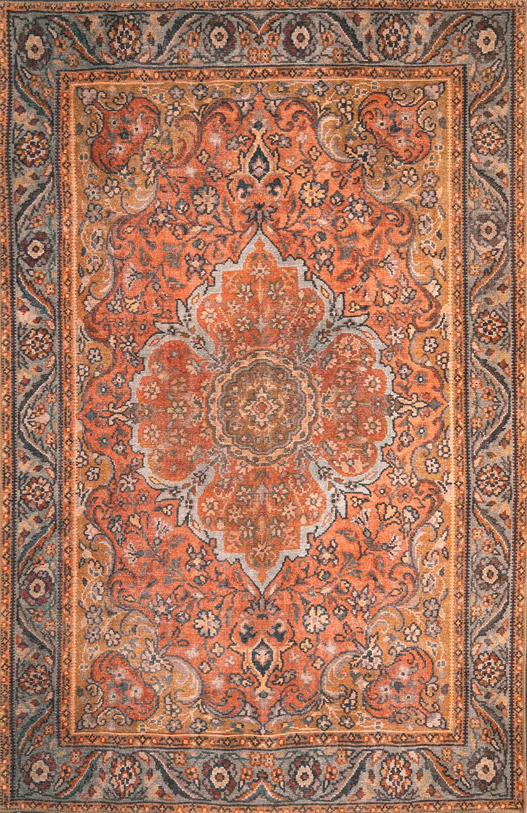 London 4806 Rust Valencia Area Rug Product Image