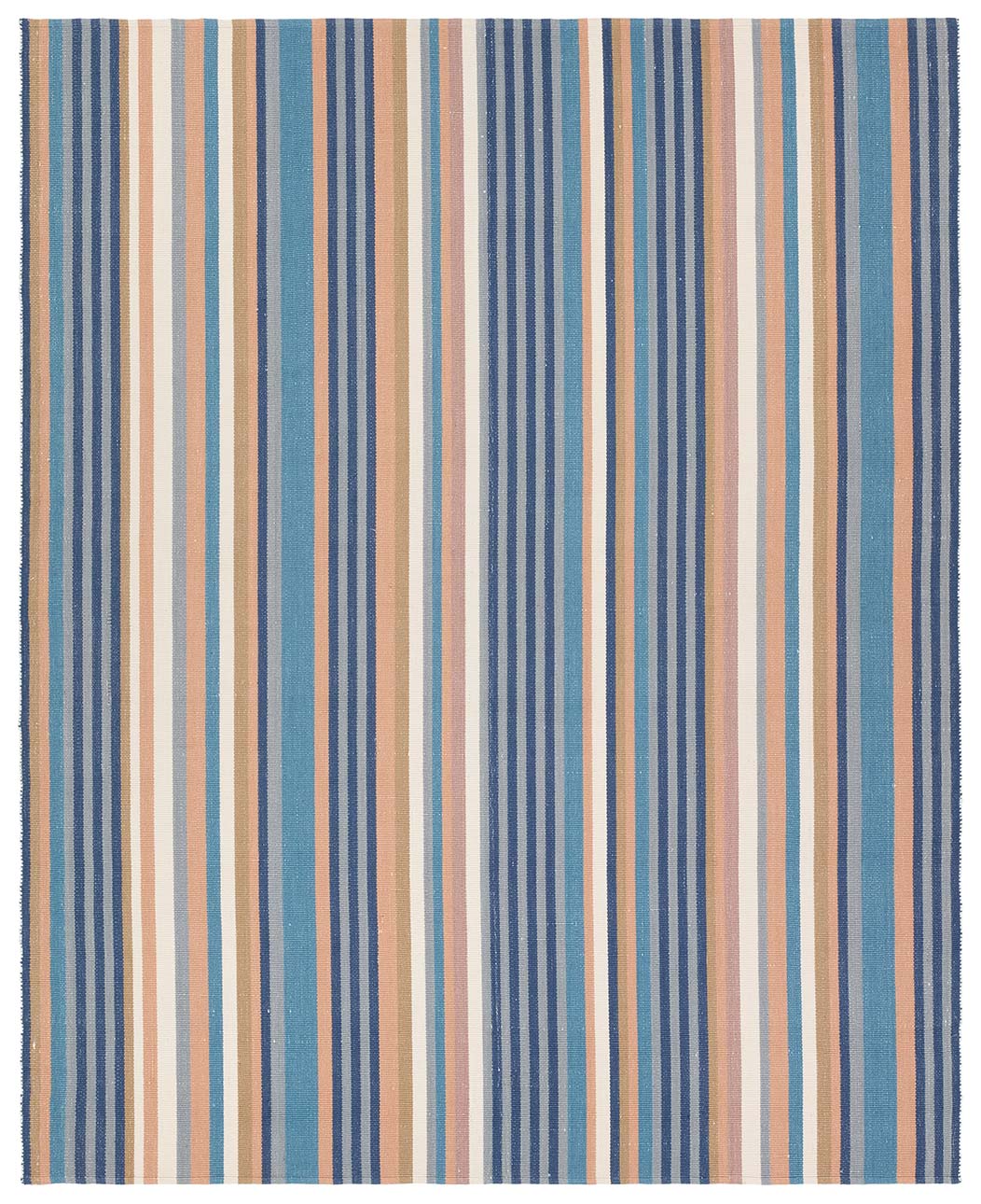 Vibe by Jaipur Living Sergio Handmade Striped Blue/Cream Area Rug  Product Image