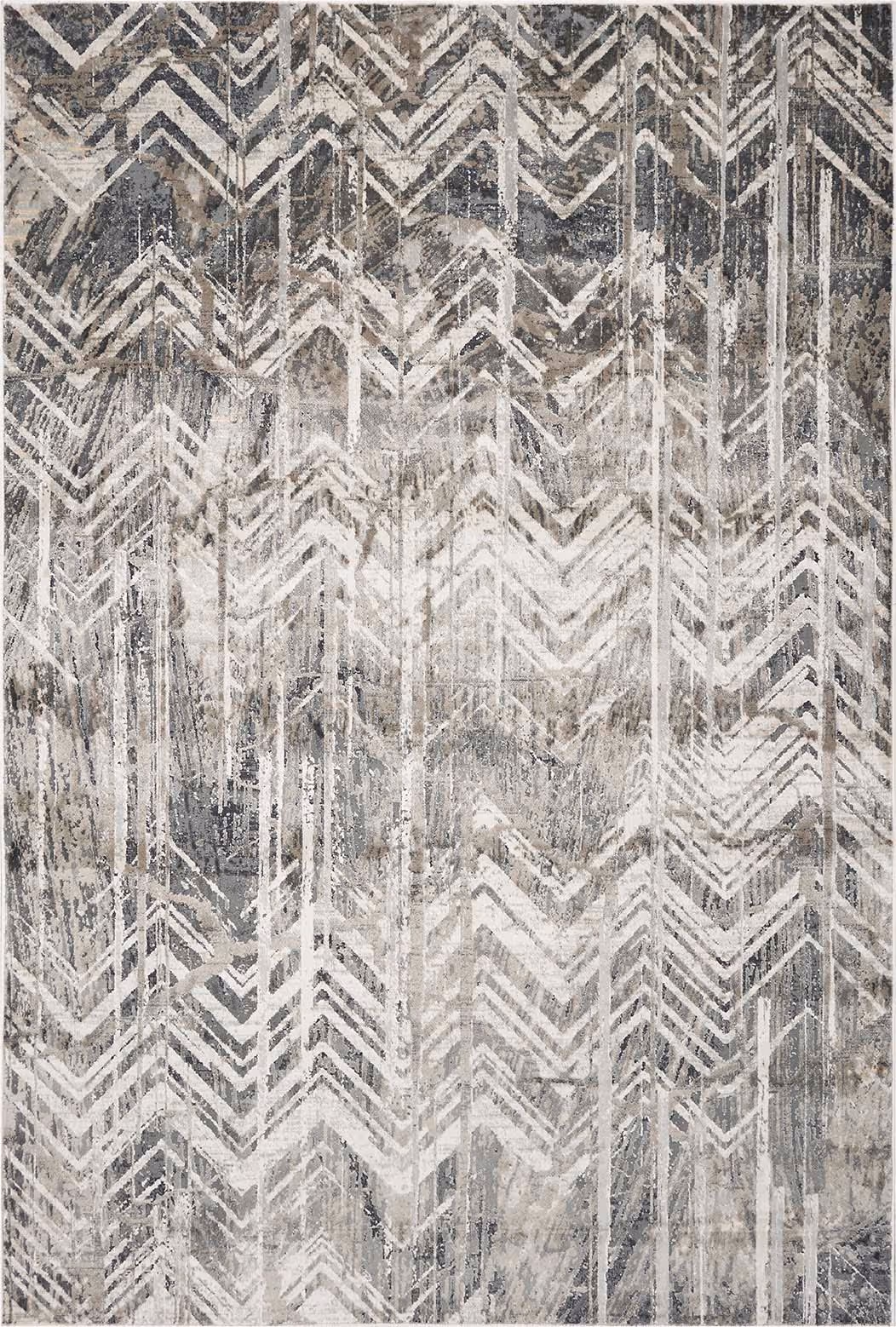 Montreal 4758 Grey Chevron Area Rug Product Image