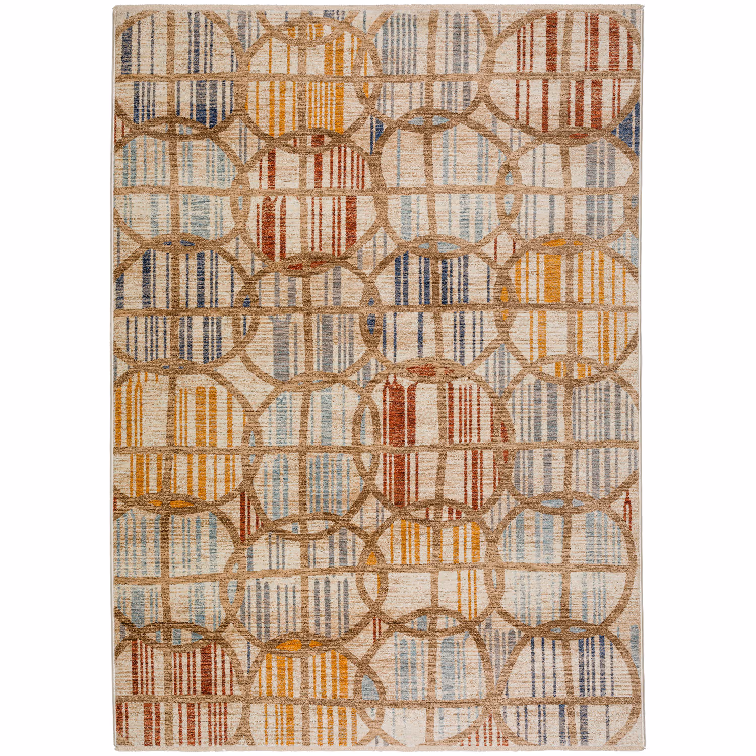 Neola NA12 Khaki Modern Rug Product Image