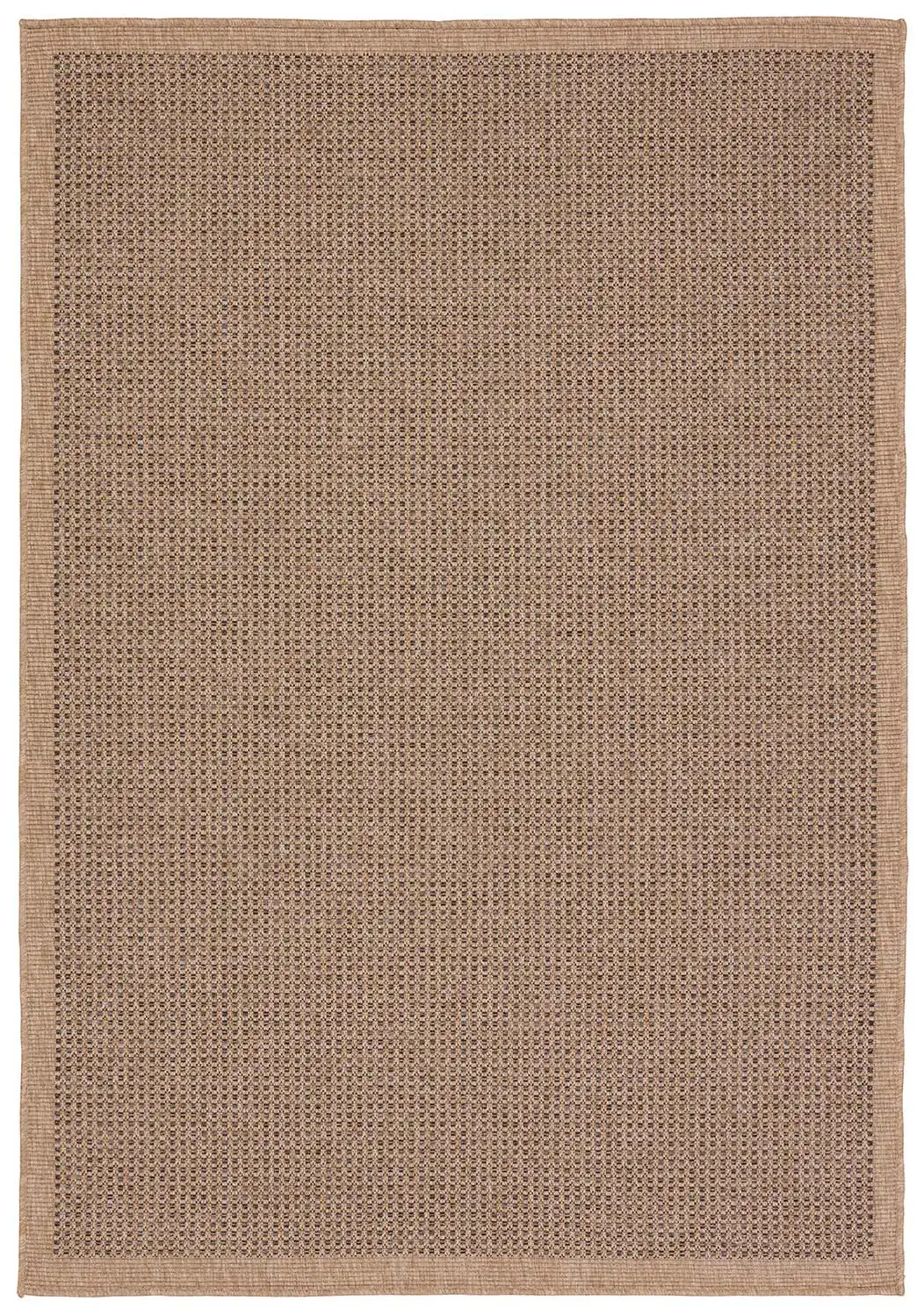 Vibe by Jaipur Living Kidal Indoor/Outdoor Solid Brown/ Black Area Rug  Product Image