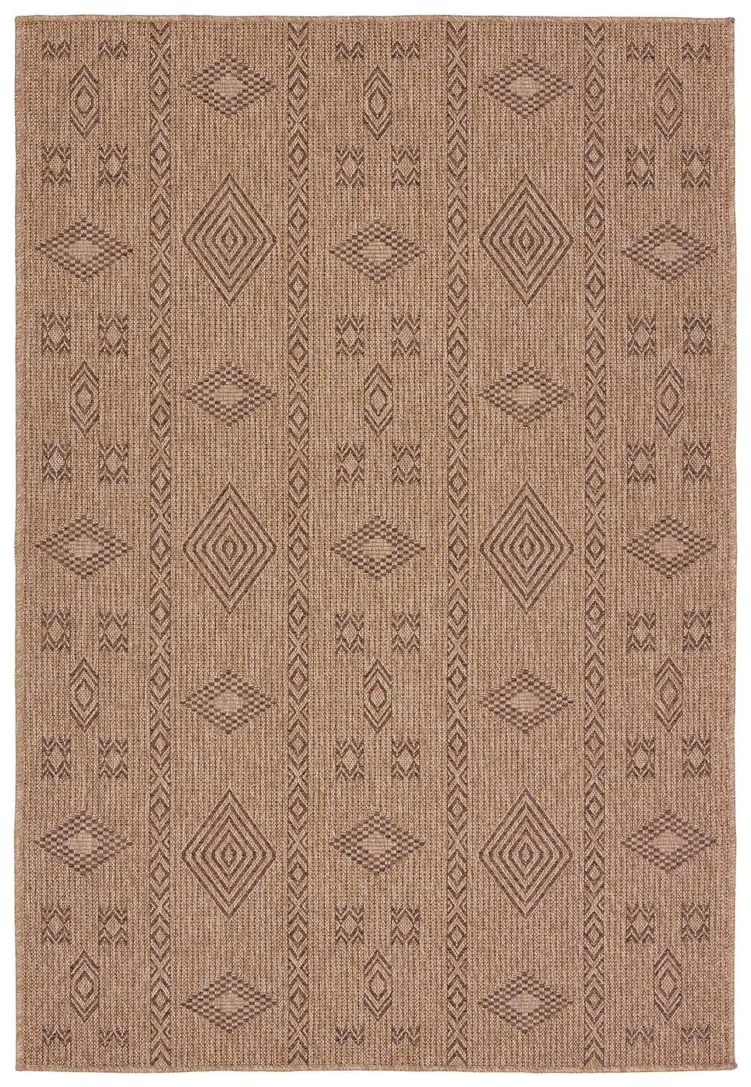 Vibe by Jaipur Living Sahel Indoor/Outdoor Tribal Brown Runner Rug  Product Image