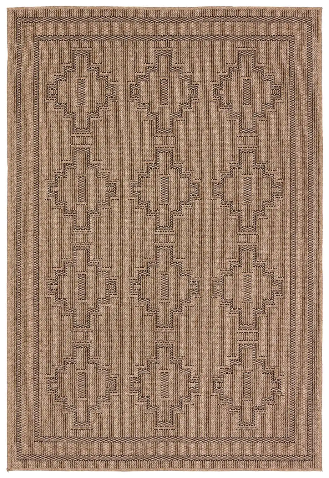 Vibe by Jaipur Living Adrar Indoor/Outdoor Tribal Brown/ Black Area Rug  Product Image