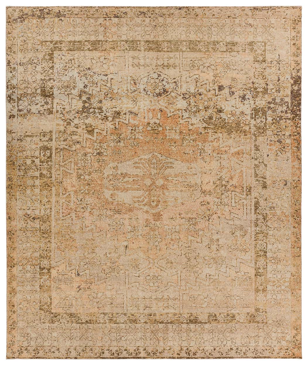 Jaipur Living Elinor Hand-Knotted Medallion Brown/ Terracotta Area Rug  Product Image