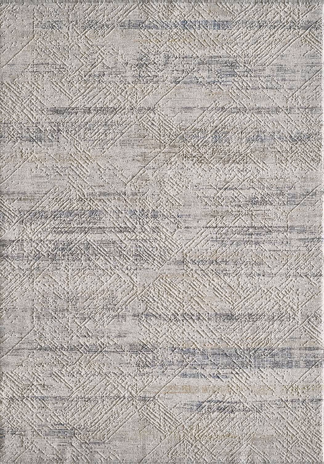 Preston 8101 Ivory Blue Illusions Area Rug