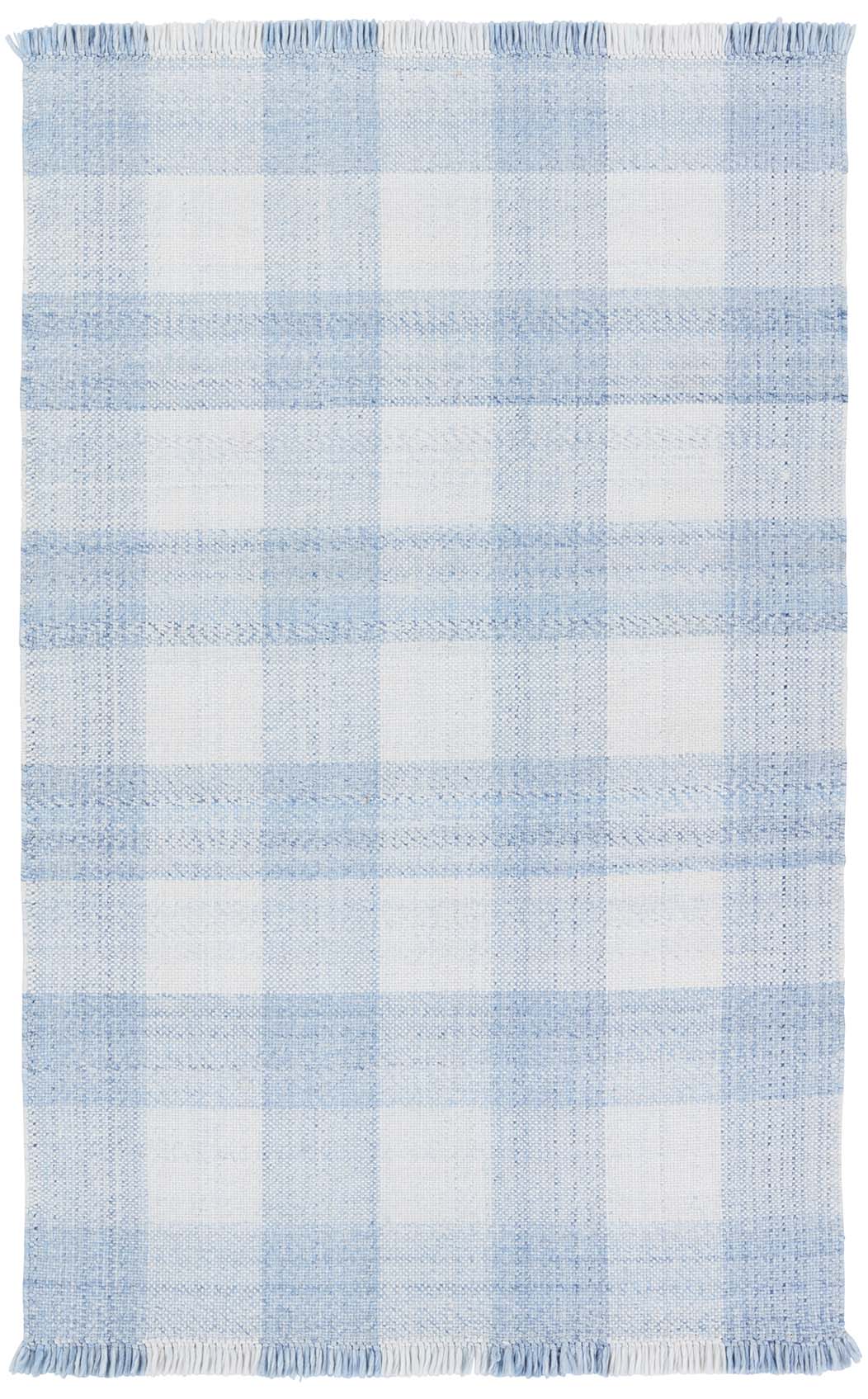 Jaipur Living Truce Handmade Indoor/Outdoor Striped Light Blue/ Ivory