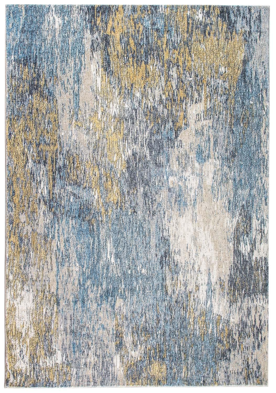 Roxy 2802 Blue/Gold Mirage Area Rug Product Image
