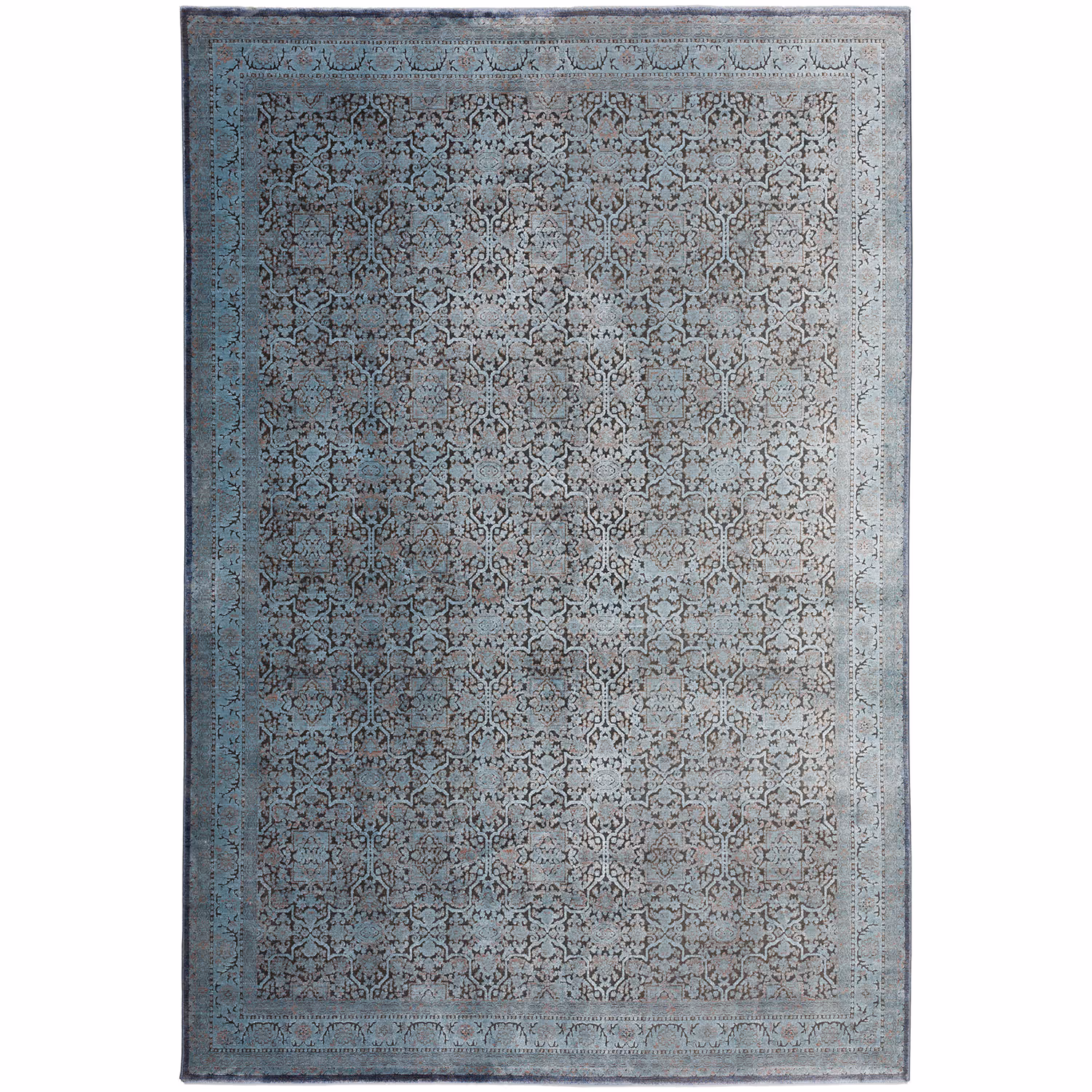 Vizcia VZ2 Blue Modern Rug Product Image