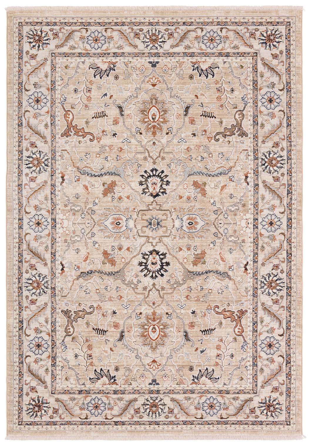 Vibe by Jaipur Living Romano Medallion Beige/ Orange Area Rug from the