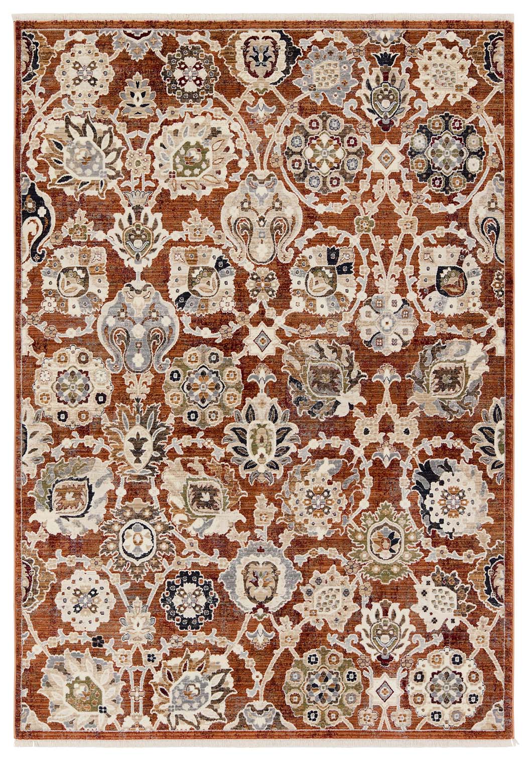 Vibe by Jaipur Living Althea Floral Orange/ Cream Area Rug  Product Image