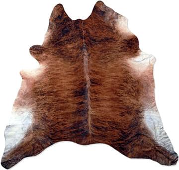 AyubRugs Brown Patterned Cow Hide Rug 3 Product Image