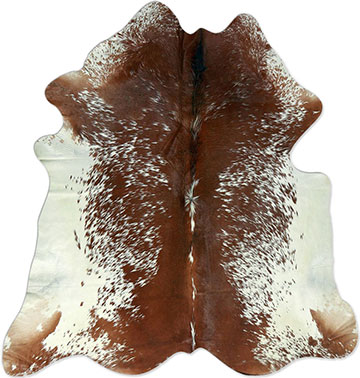 AyubRugs Brown Patterned Cow Hide Rug Product Image