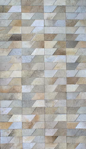 AyubRugs Beige Leather Rug Product Image