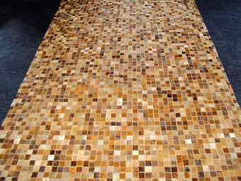 AyubRugs Brown Leather Rug Product Image