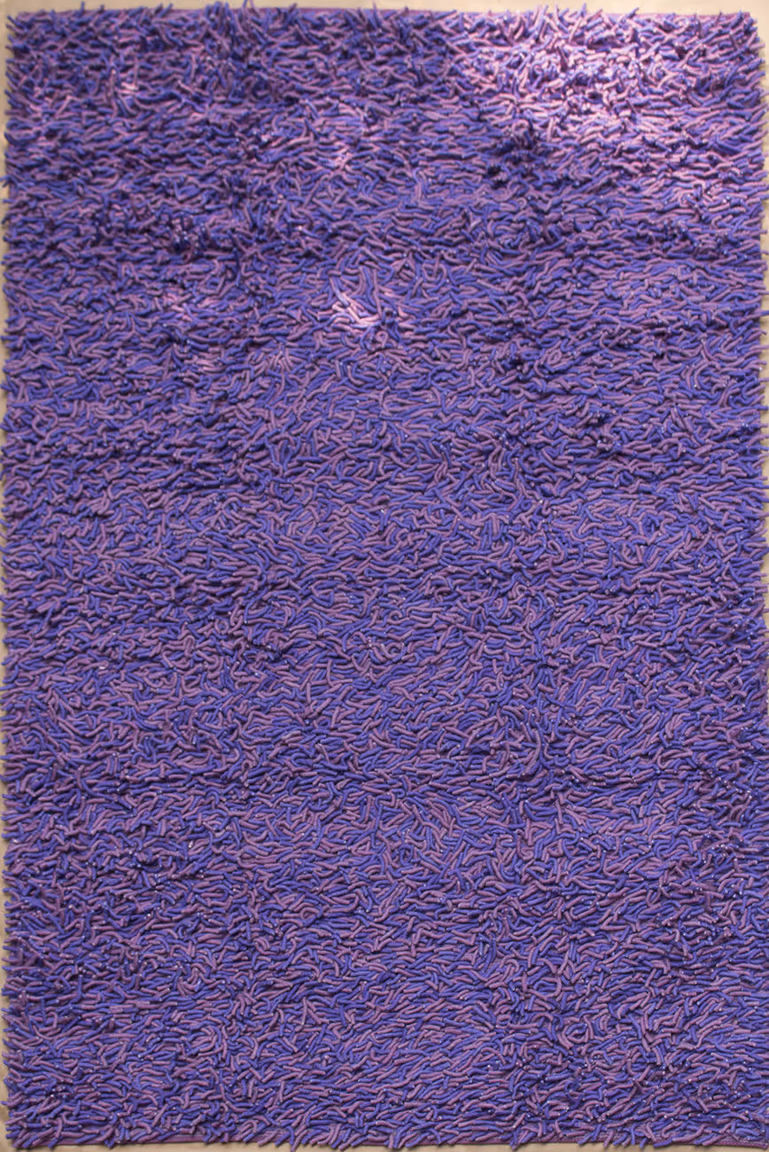 Purple/Lilac Multi Primo 6' x 9' Shag Rug