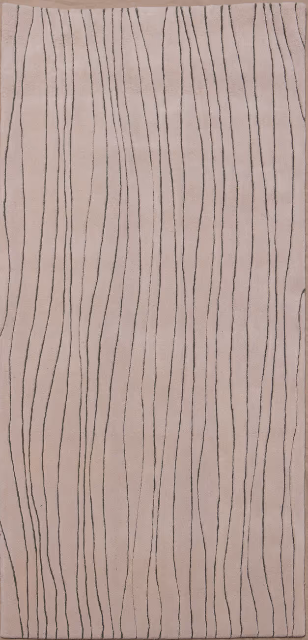 Ivory Jet Stream - Gray Lines 4'5 x 9'5