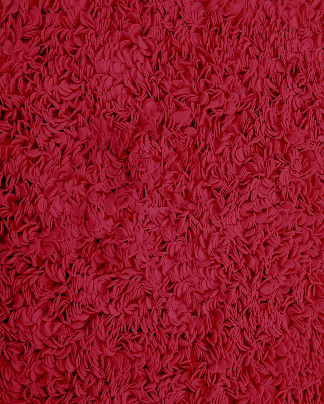 Enoki Red Felt Shag Rug Product Image