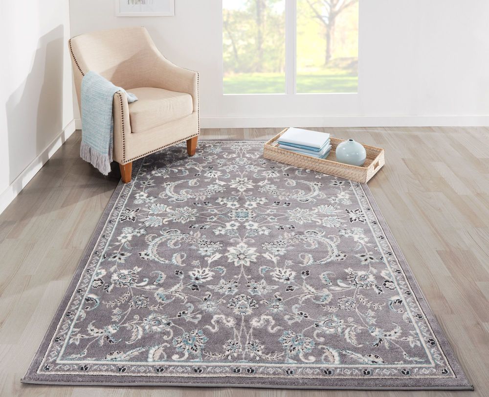 Modern Loom Brooklyn Heights BH05 Grey Transitional Rug from the