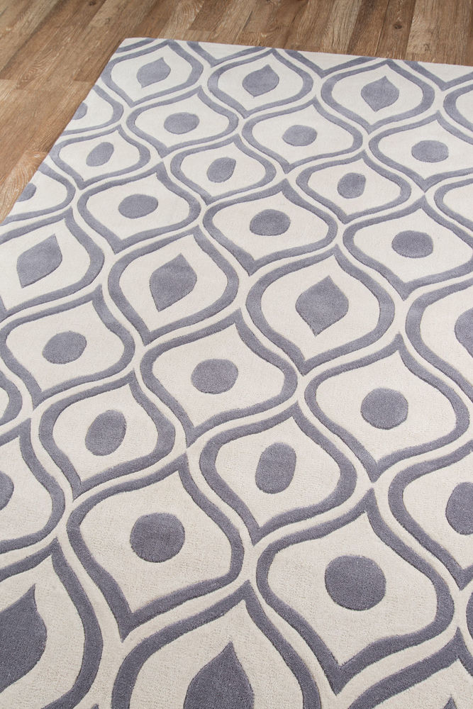 Momeni Bliss BS09 Grey Rug from the Bauhaus Minimal Design Rugs