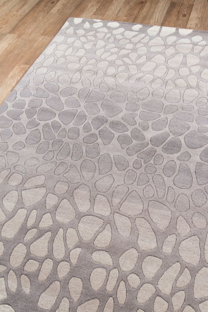 Modern Loom Delhi DL33 Silver Rug from the Animal Print Rugs