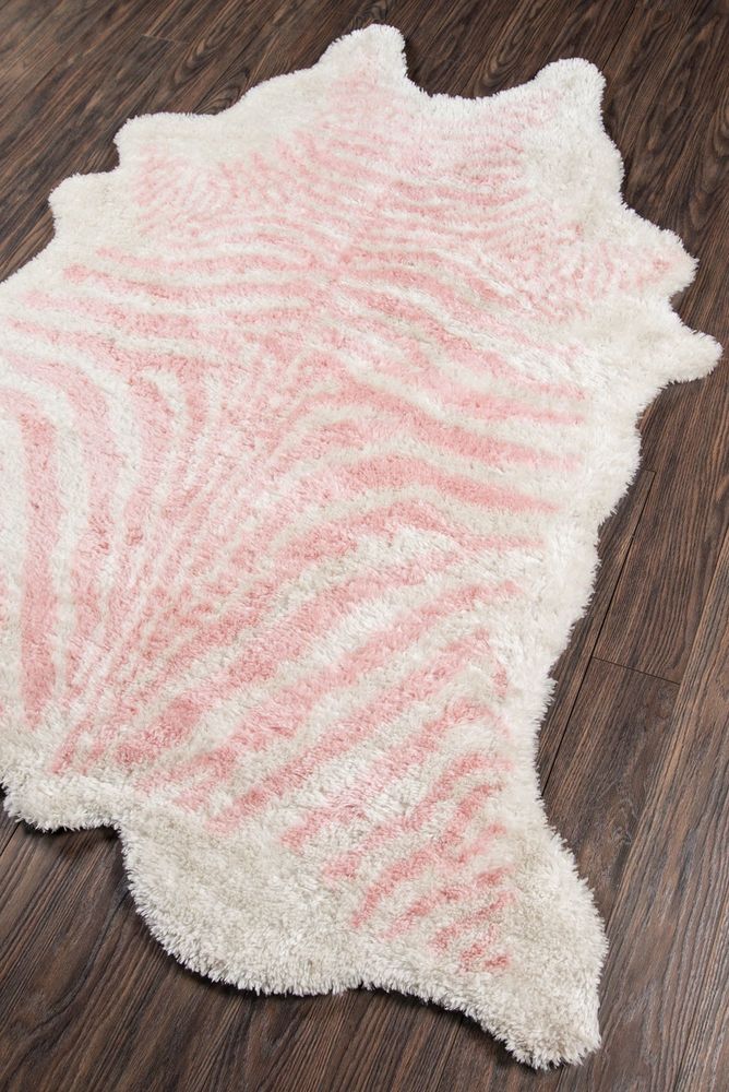 Modern Loom Kalahari KAL1 Pink Animal Print Rug from the Shapes